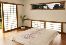 Japonisko stiliaus interjeras